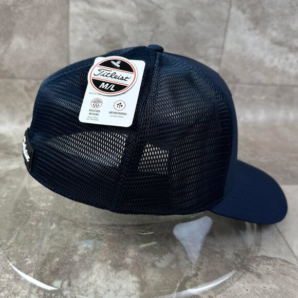 Titleist Monterey Fitted Hat Golf Cap Navy Black - New Pick Your Size! - Picture 7 of 15